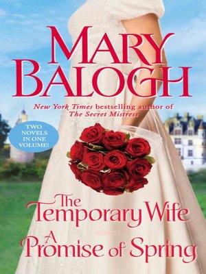cover image of The Temporary Wife/A Promise of Spring